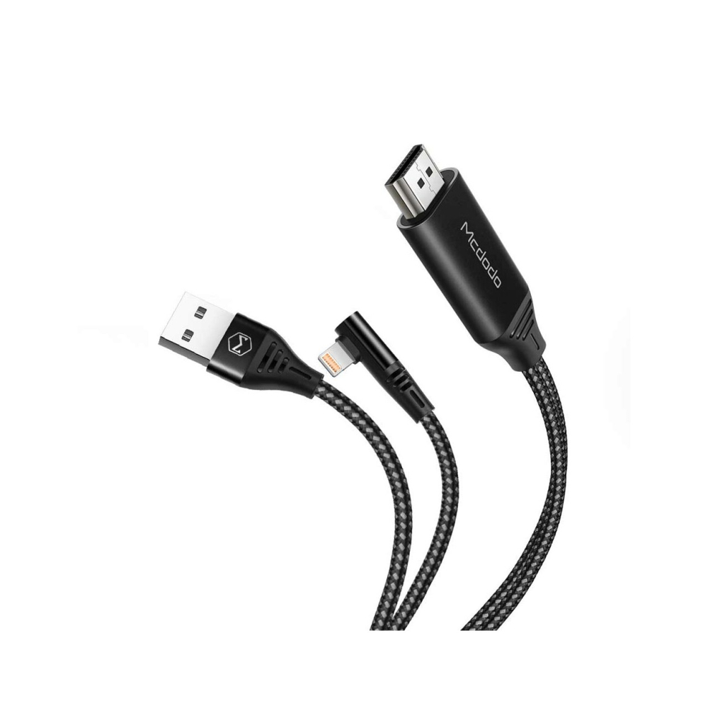 Cablu HDMI la Lightning si USB Mcdodo Plug&Play 2m, Black [10]