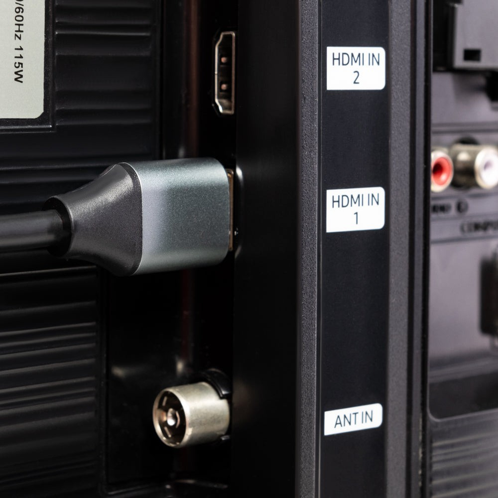 Cablu High Speed HDMI 2.0 Tellur, 4K, 18Gbps, tată-tată, Ethernet, aurit, 3m, negru [5]