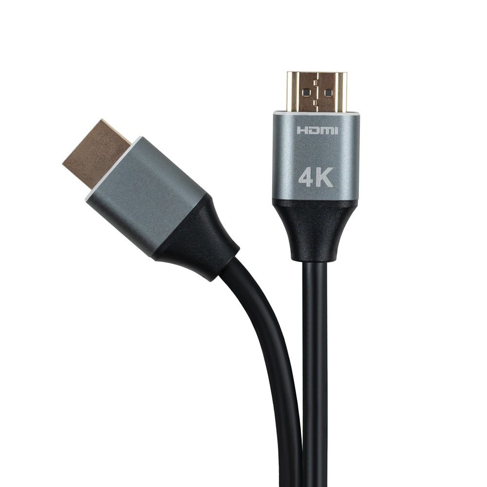 Cablu High Speed HDMI 2.0 Tellur, 4K, 18Gbps, tată-tată, Ethernet, aurit, 3m, negru [2]