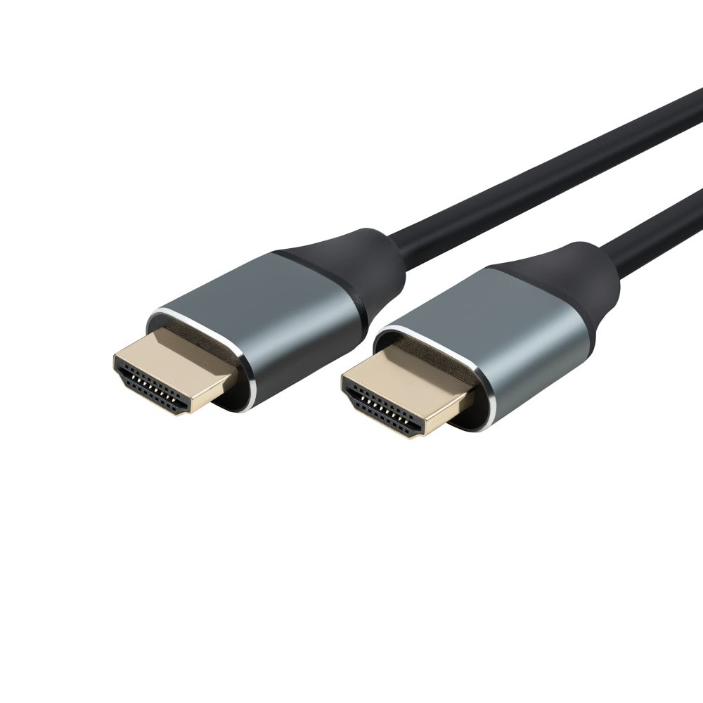 Cablu High Speed HDMI 2.0 Tellur, 4K, 18Gbps, tată-tată, Ethernet, aurit, 3m, negru [9]