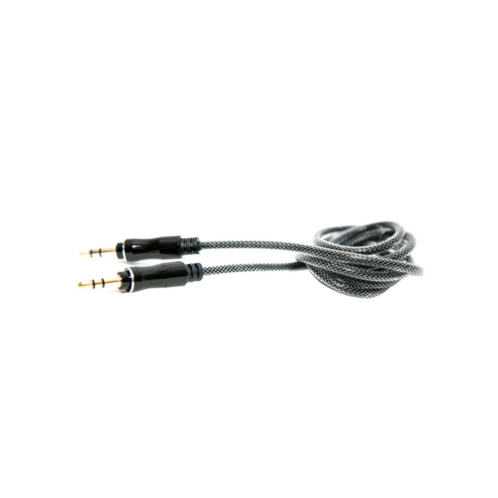 Cablu Jack 3.5mm Lemontti Audio Negru 1m [6]