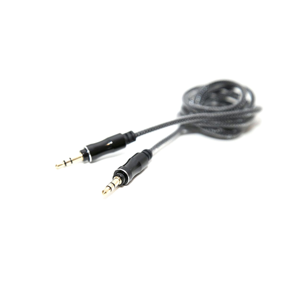 Cablu Jack 3.5mm Lemontti Audio Negru 1m [7]