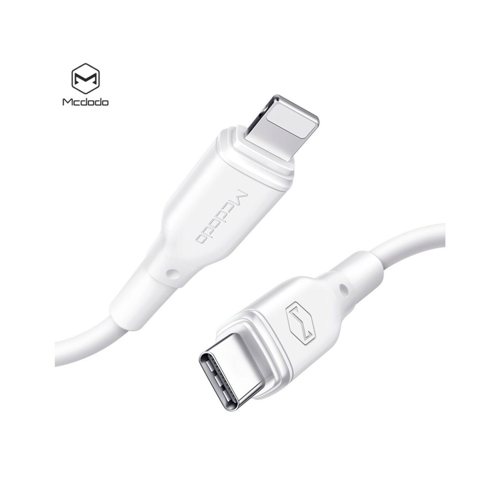 Cablu Lightning la Type-C Mcdodo White Series White [1]