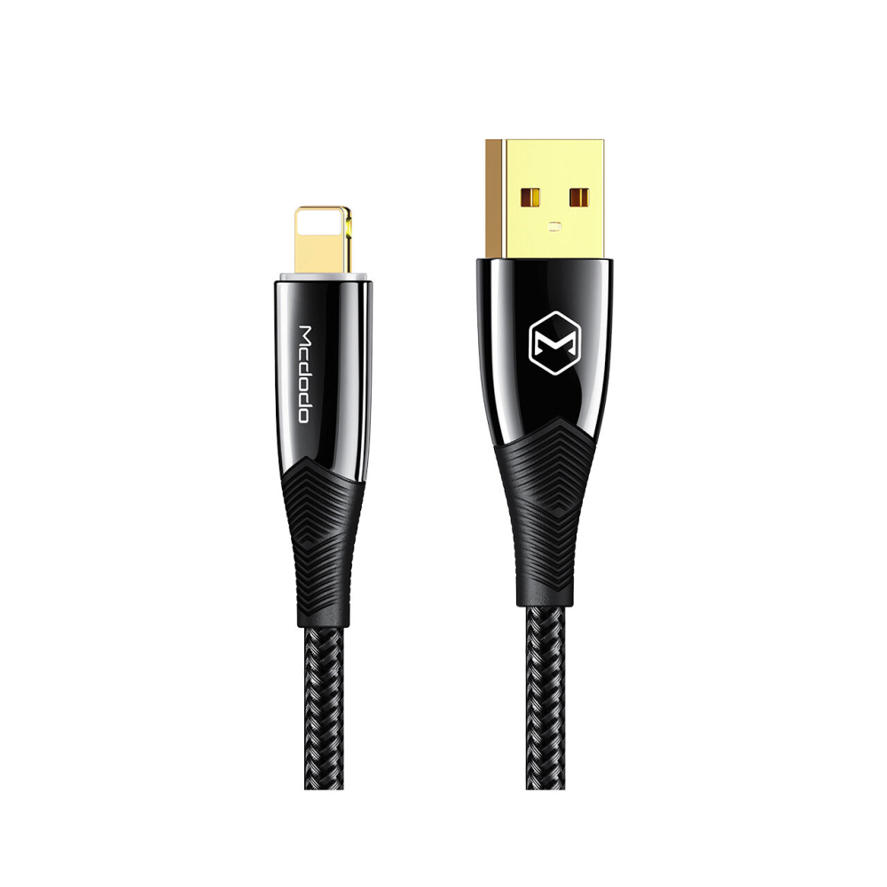 Cablu Lightning Mcdodo Shark Series 1.2m, Black [9]