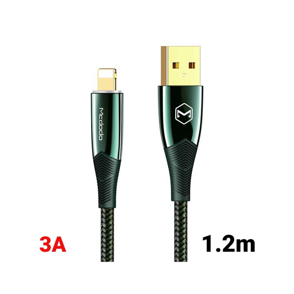 Cablu Lightning Mcdodo Shark Series Green [8]