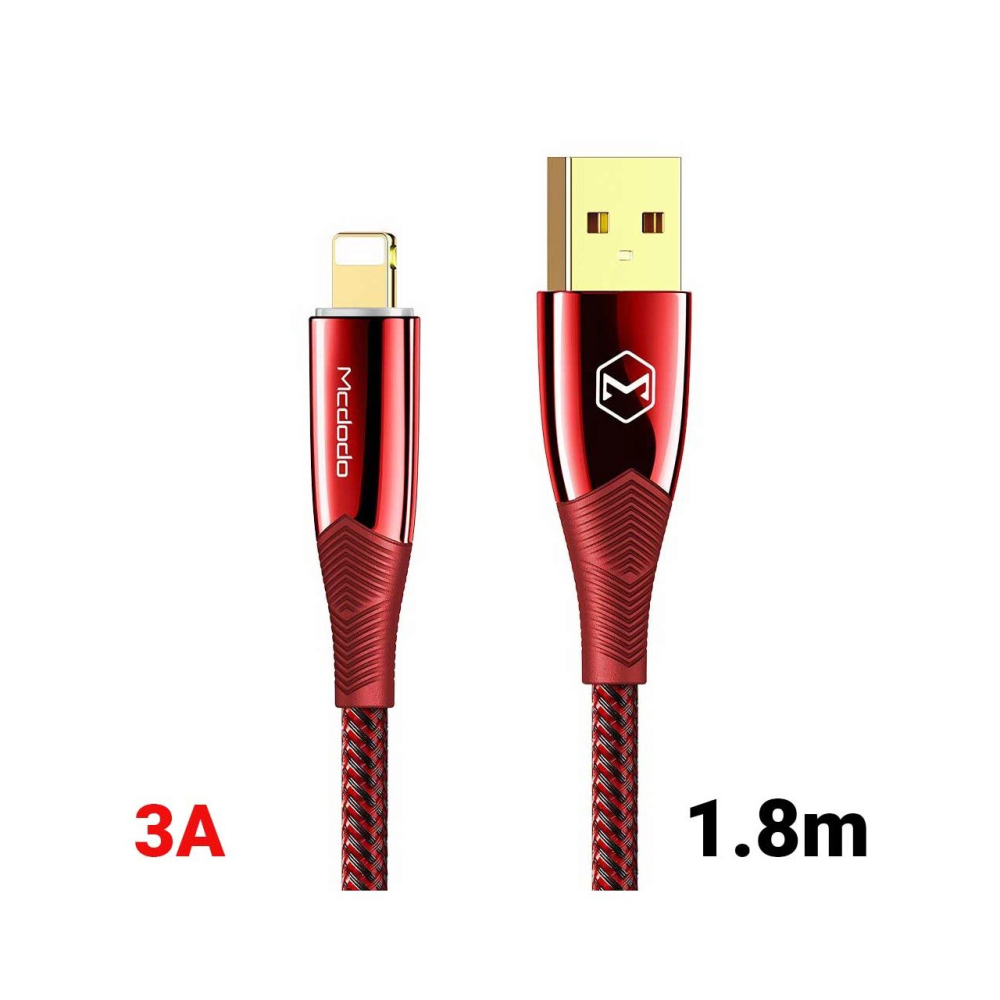 Cablu Lightning Mcdodo Shark Series Red [8]