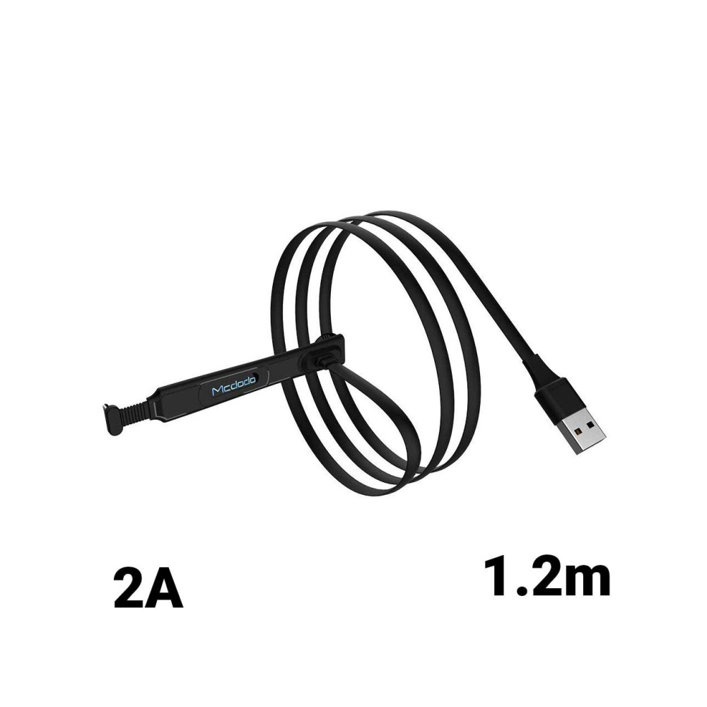 Cablu Lightning Mcdodo Thor Series Gaming Black (2A, 1.2m) [9]