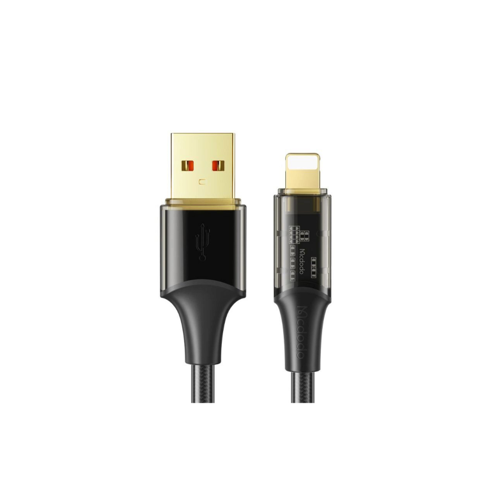 Cablu Mcdodo Amber Series Fast Charging Lightning, 1.2m Black [8]