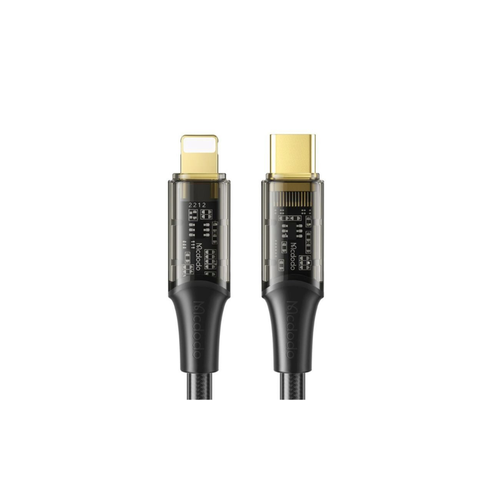 Cablu Mcdodo Amber Series Fast Charging Type-C la Lightning ,36W, 1,2m Black [8]