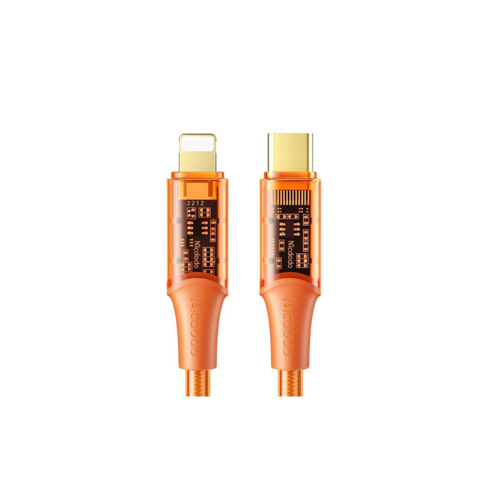 Cablu Mcdodo Amber Series Fast Charging Type-C la Lightning ,36W, 1,2m Orange [8]