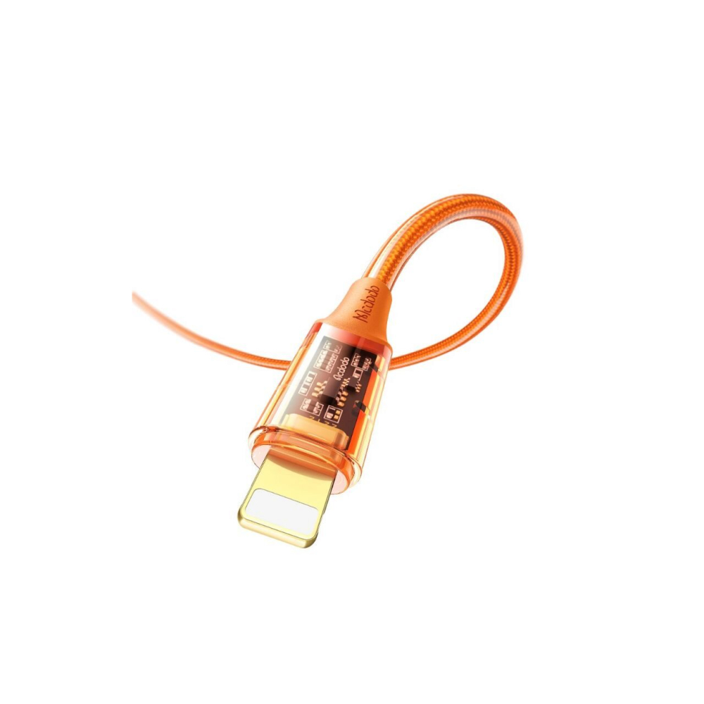 Cablu Mcdodo Amber Series Fast Charging Type-C la Lightning ,36W, 1,2m Orange [2]