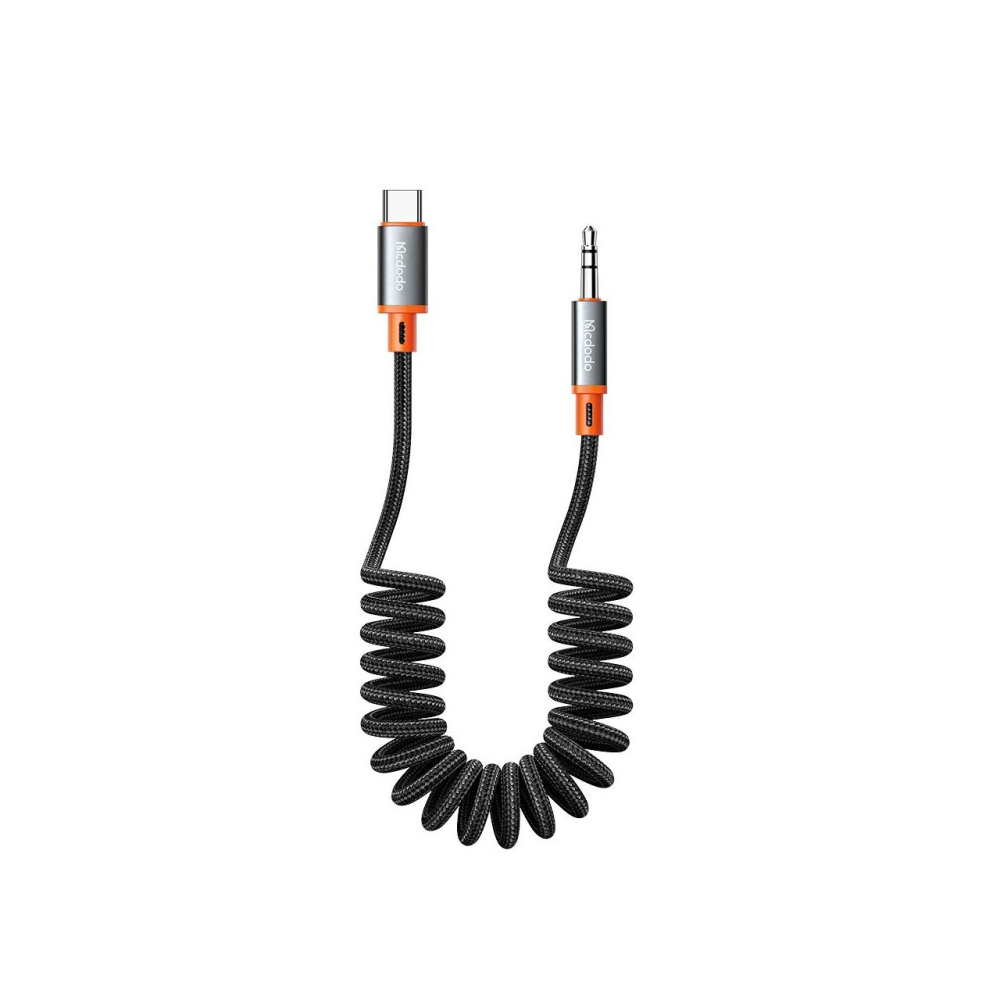 Cablu Type-C la Jack 3.5mm Mcdodo Castle Series 1.8m Black [10]