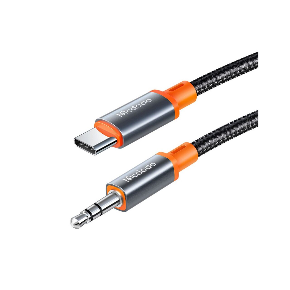 Cablu Type-C la Jack 3.5mm Mcdodo Castle Series 1.8m Black [1]