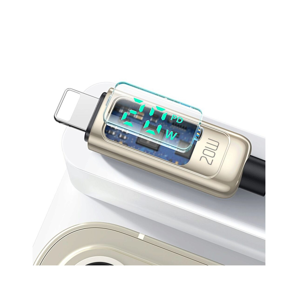 Cablu Type-C la Lightning Mcdodo Digital Pro 20W, 1.2m, Silver [3]