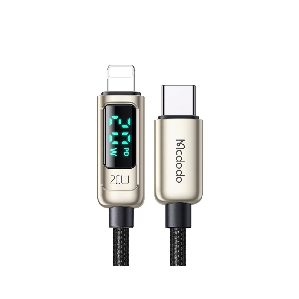 Cablu Type-C la Lightning Mcdodo Digital Pro 20W, 1.2m, Silver [7]