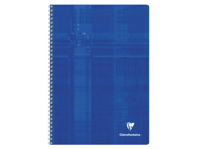 Caiet A4 cu spiră, 50 file, liniatură franceză, Clairefontaine [3]