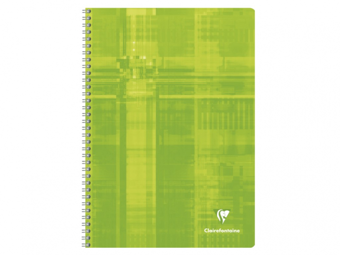 Caiet A4 cu spiră, 50 file, liniatură franceză, Clairefontaine [5]