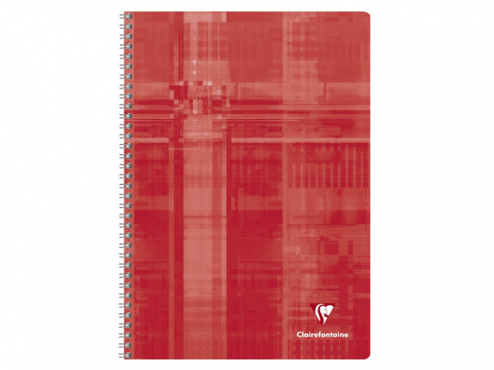 Caiet A4 cu spiră, 50 file, liniatură franceză, Clairefontaine [2]