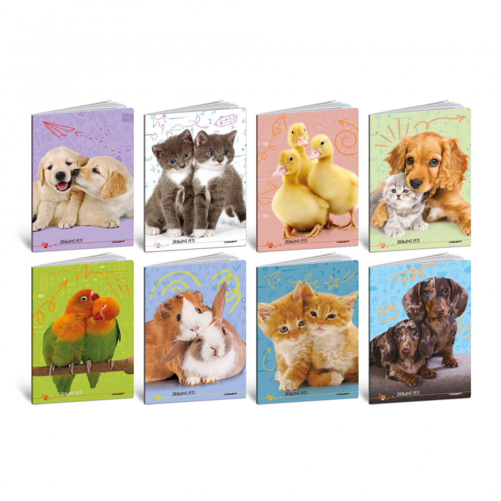 Caiet A4 de exercitii - Animale desenate, 100 g/m2, 48 pag. (Dictando) [1]