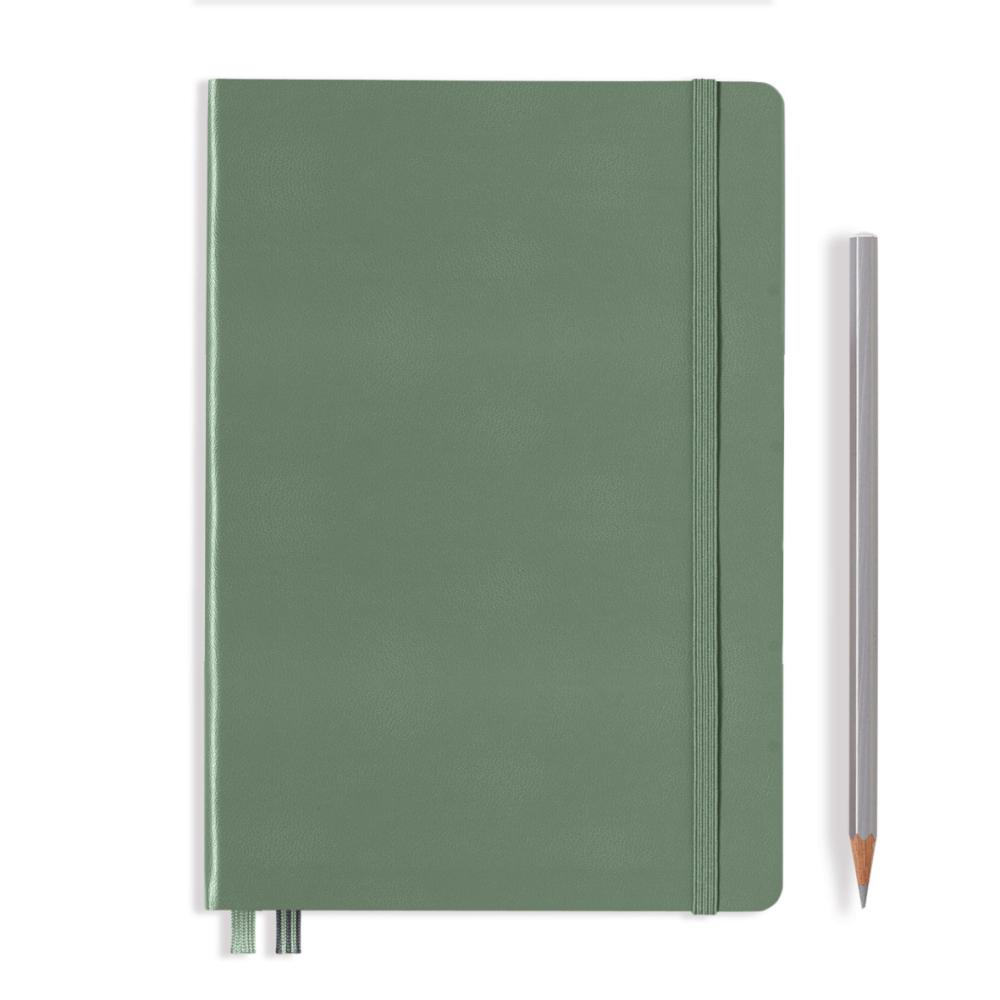 Caiet a5 aritmetica coperta rigida olive leuchtturm [2]