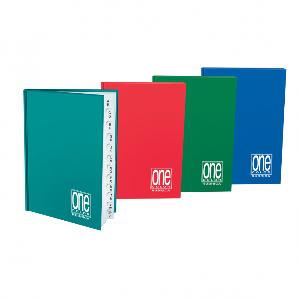 Caiet A5 cu index, coperta tare - One Color, 70 g/m2, pag. 48, 16.2X21 cm (Dictando) [1]