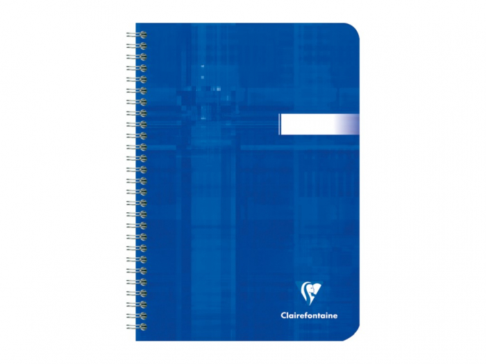 Caiet A5 cu spiră, 50 file, liniatură franceză, Clairefontaine [2]