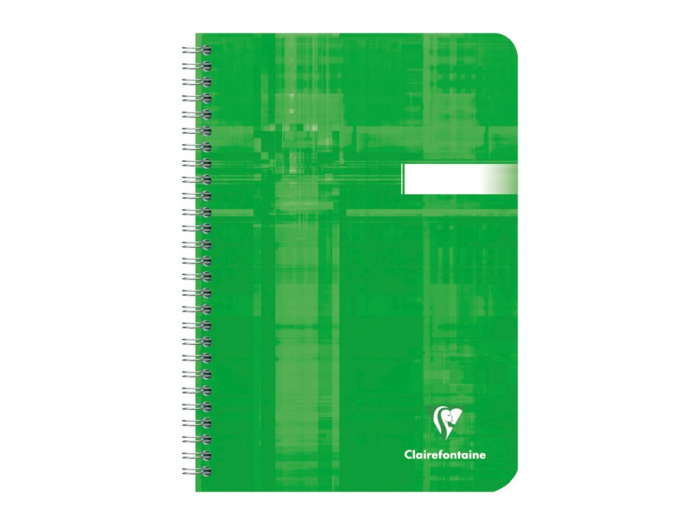 Caiet A5 cu spiră, 50 file, liniatură franceză, Clairefontaine [3]