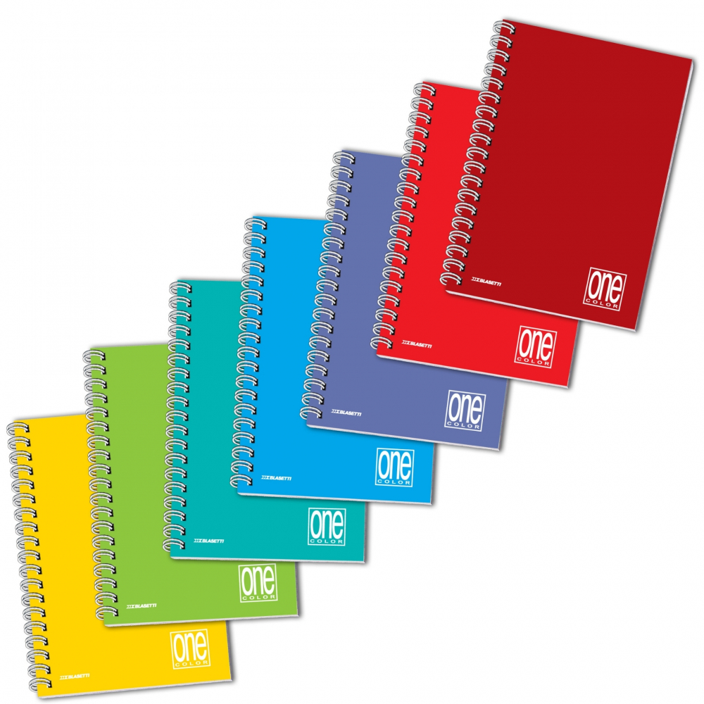 Caiet A5 cu spirala - One Color, 80 g/m2, 60 pag. (Matematica) [1]
