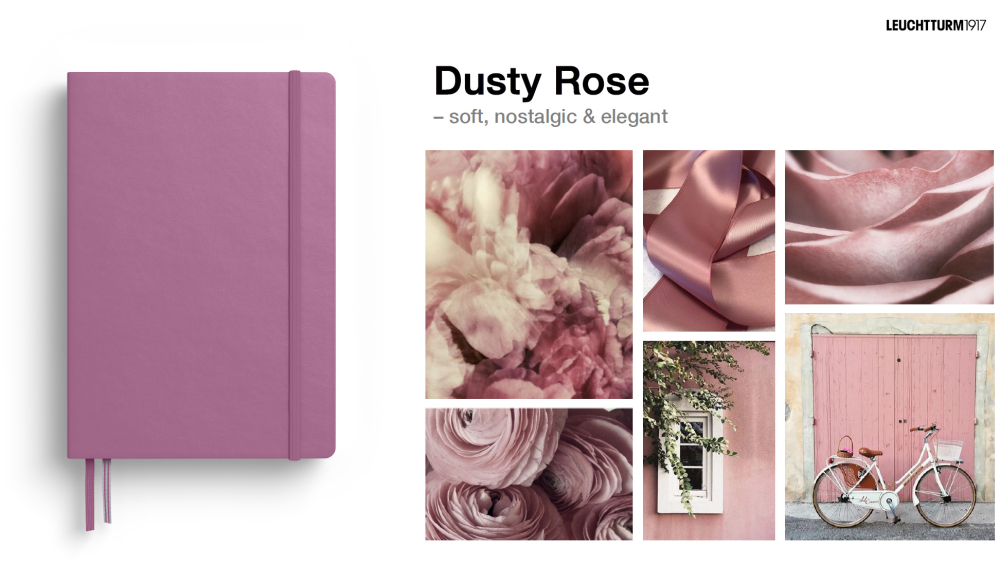 Caiet a5 velin coperta flexibila dusty rose leuchtturm [2]