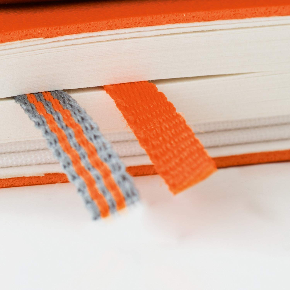 Caiet b5 velin coperta flexibila portocaliu leuchtturm [4]