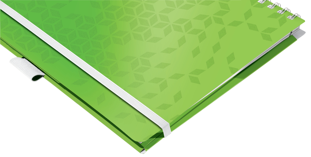 Caiet birou spira a4 dictando verde coperta pp be mobile wow leitz [3]