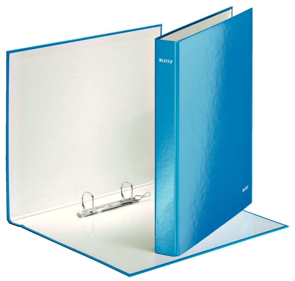 Caiet mecanic a4 2 inele 25mm/40mm albastru metalizat wow leitz [2]