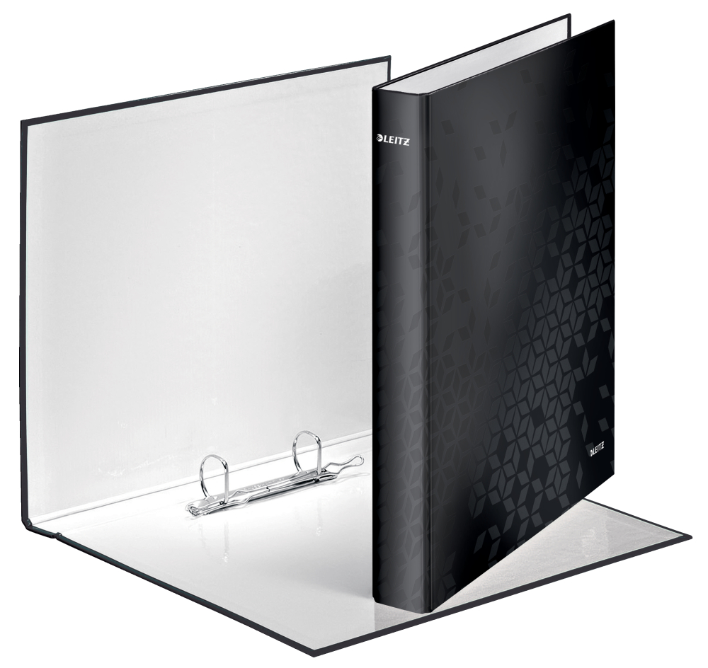 Caiet mecanic a4 2 inele 25mm/40mm negru wow leitz [2]