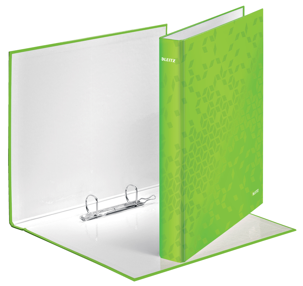 Caiet mecanic a4 2 inele 25mm/40mm verde wow leitz [2]