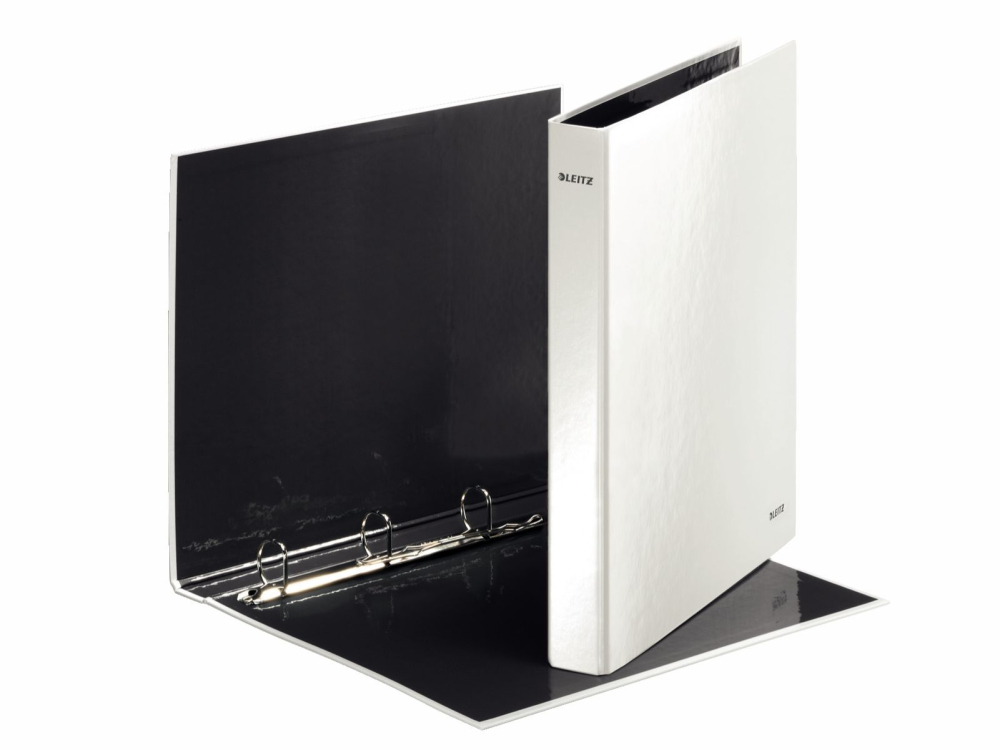 Caiet mecanic a4 4 inele 25mm/40mm alb metalizat wow leitz [2]