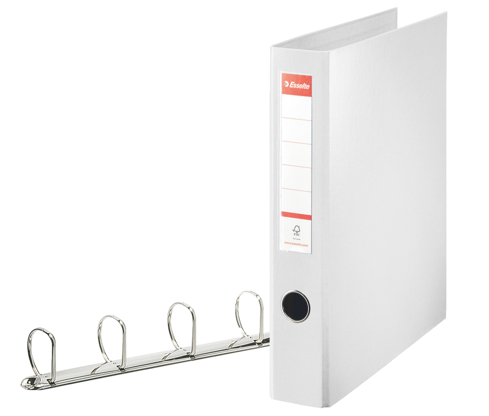 Caiet mecanic a4 4 inele 40mm/60mm alb jumbo esselte [2]