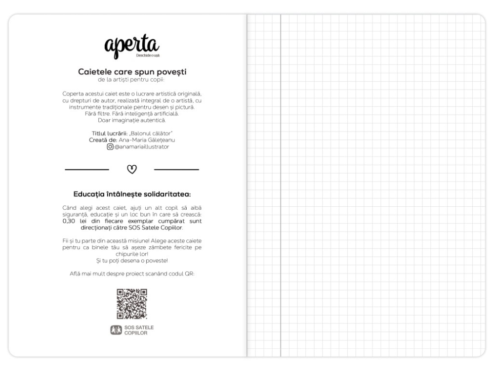 Caiet scoala, Balonul călător, A5, 48 file, 80g, Matematică [2]