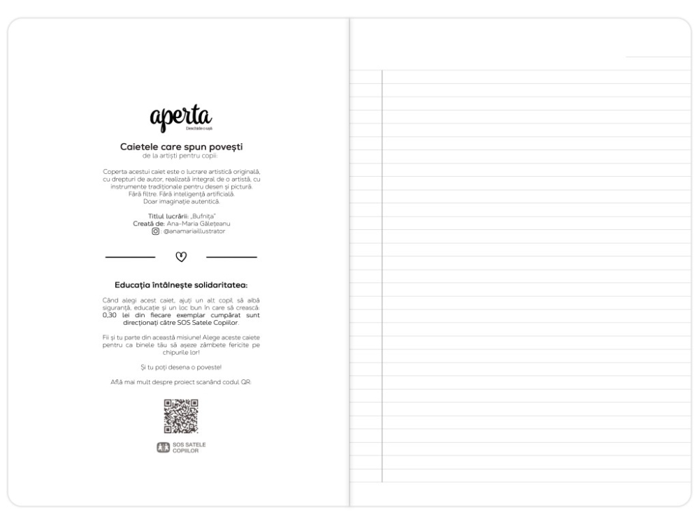 Caiet scoala, Bufnița, A4, 48 file, 80g, Dictando [2]