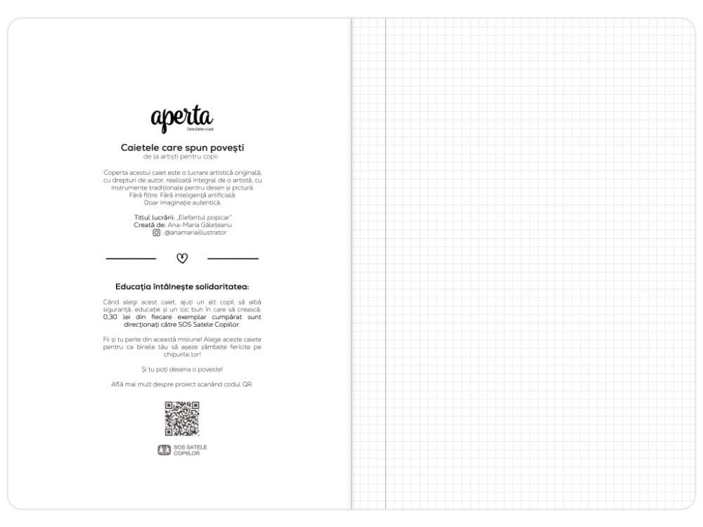 Caiet scoala, Elefantul popicar, A4, 48 file, 80g, Matematică [2]