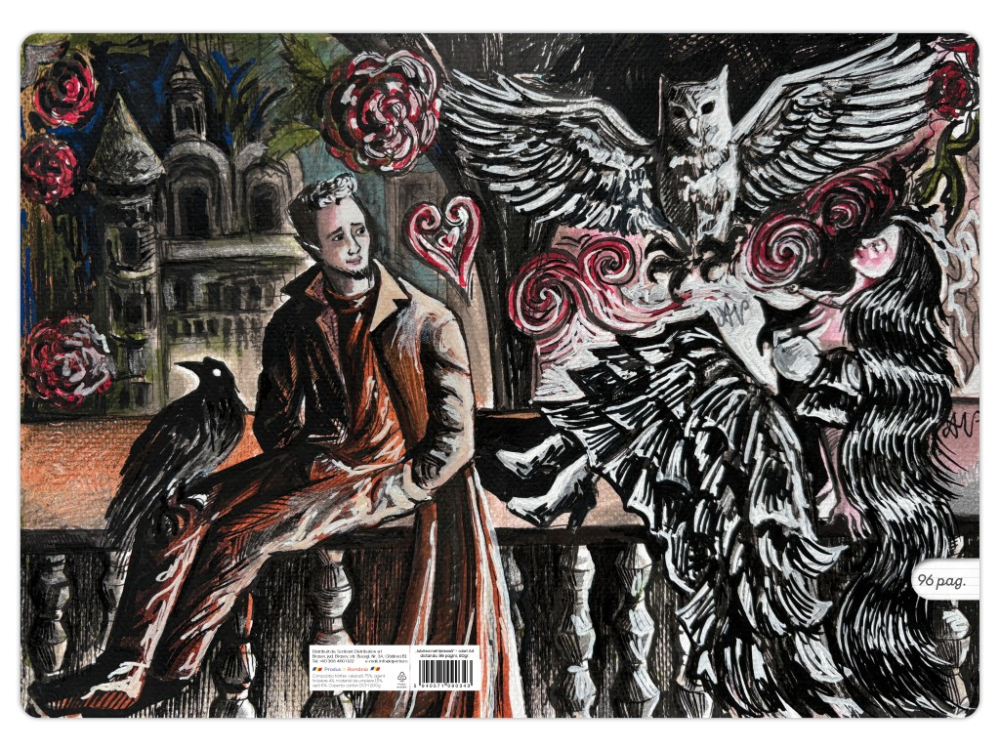 Caiet scoala, Iubirea neînțeleasă, A4, 48 file, 80g, Dictando [4]