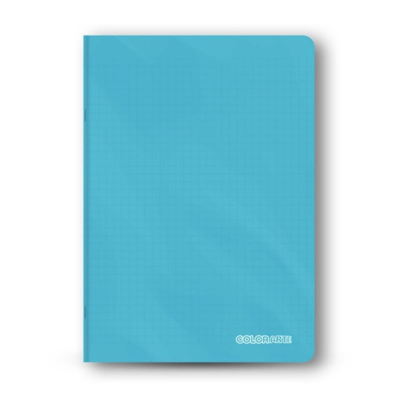 Caiet scolar A5 Colorarte, 48  file, dictando, colturi rotunjite, coperta plastic, culori macarons, 70g/mp [3]