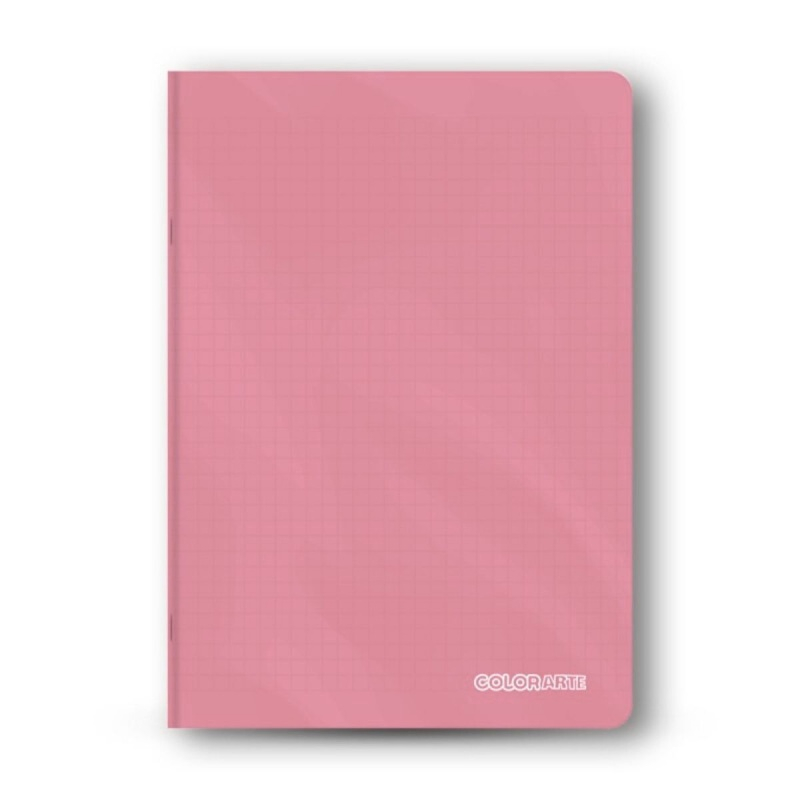 Caiet scolar A5 Colorarte, 48  file, matematica, colturi rotunjite, coperta plastic, culori macarons, 70g/mp [4]