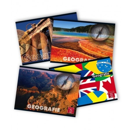 Caiet special pentru geografie, format A5, 24 file, 60-70g/mp, Pigna [1]