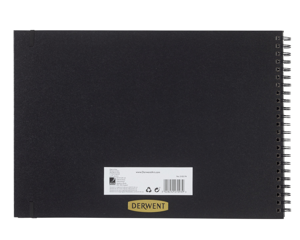 Caiet spira pentru schite si desen a3 56 file 165g cu mapa professional derwent [2]