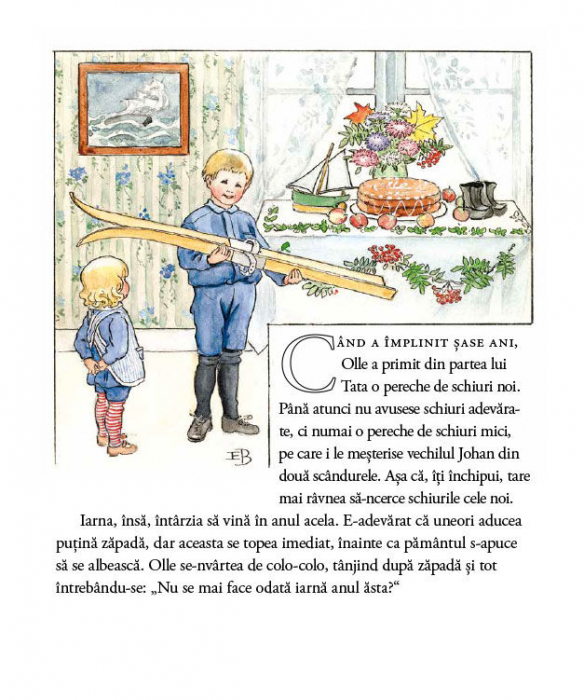 Calatoria lui Olle pe schiuri. de Elsa Beskow [3]