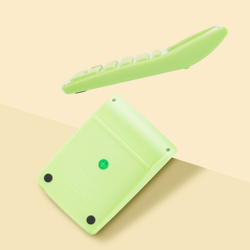 Calculator birou 12dig alb-verde 1238 deli [3]