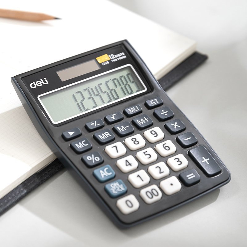 Calculator birou 12dig negru 1238 deli [3]