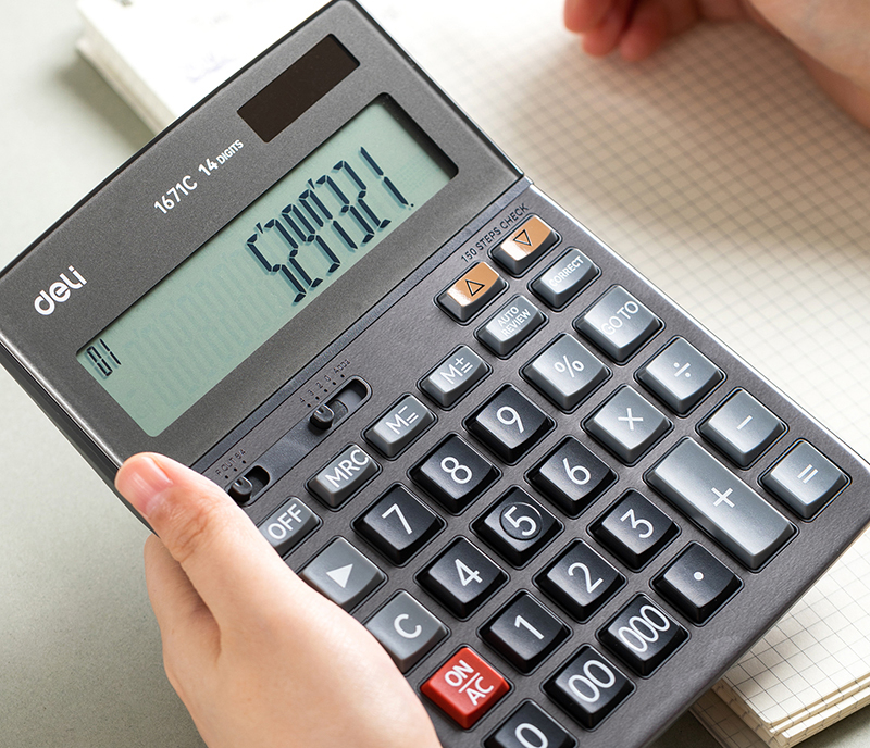 Calculator birou 14dig 1671c deli [2]