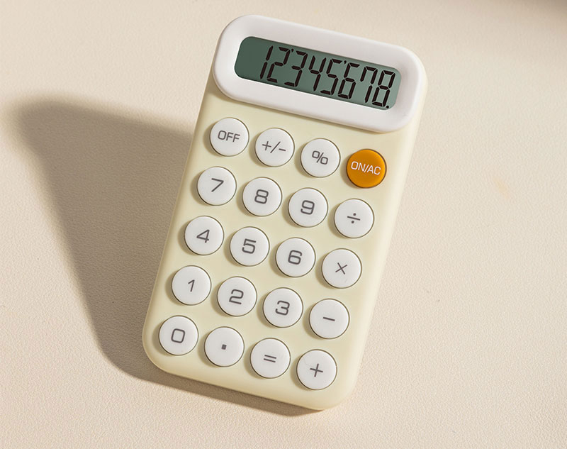 Calculator buzunar 8dig m10 galben deli [3]