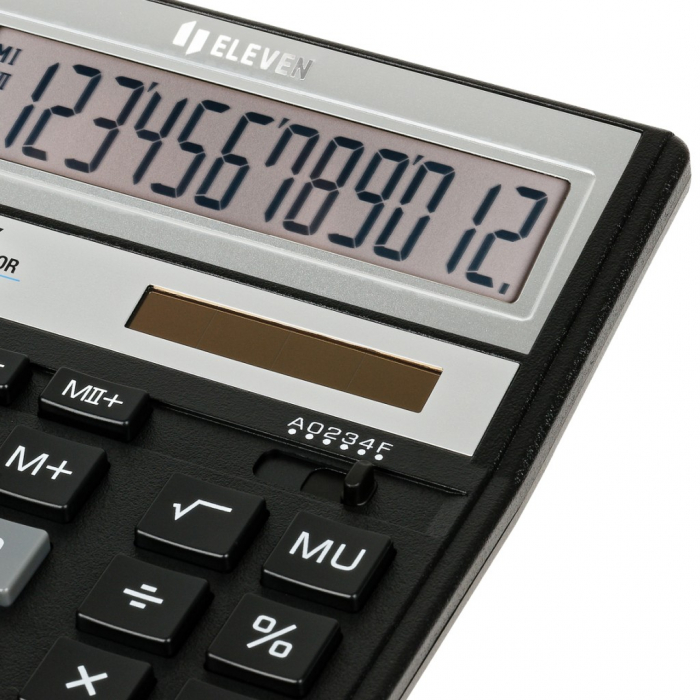 Calculator de birou 12 digiti, 203 x 158 x 31 mm, Eleven SDC-888X-BK [4]